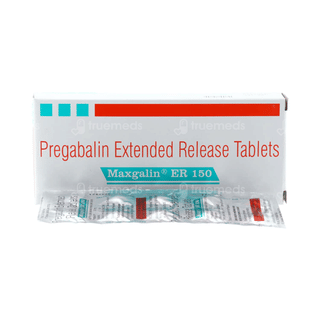 Maxgalin M 150 Mg/1500Mcg Tablet Er 10